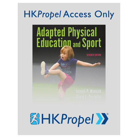 Adapted Physical Education and Sport 7th Edition HKPropel Access