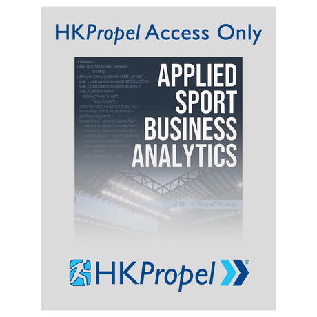 Applied Sport Business Analytics HKPropel Access