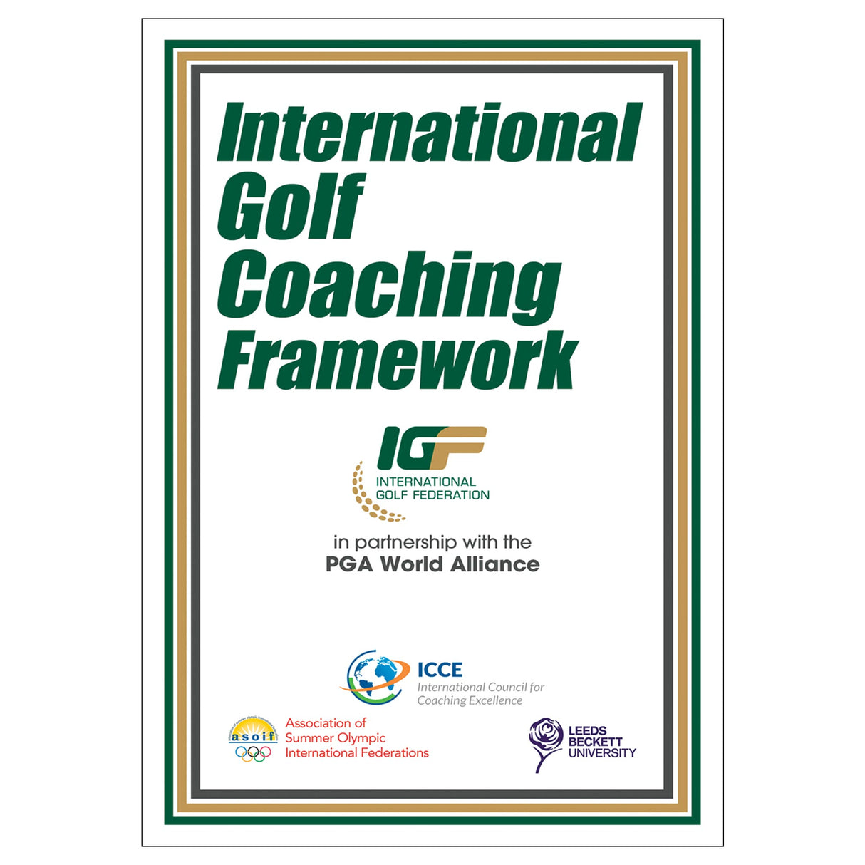 International Golf Coaching Framework