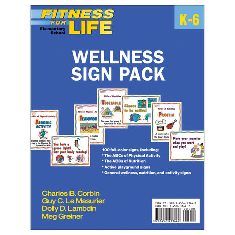 Fitness for Life: Elementary School Wellness Sign Pack