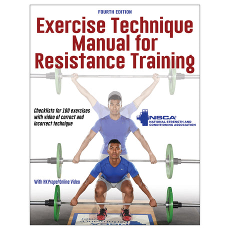 Exercise Technique Manual for Resistance Training 4th Edition With HKPropel Online Video
