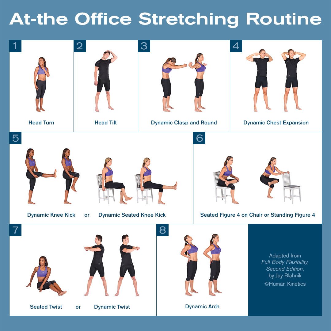 Home office stretching exercises sale