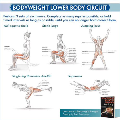 Bodyweight Lower Body Circuit