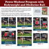 Power workout program with bodyweight and medicine ball