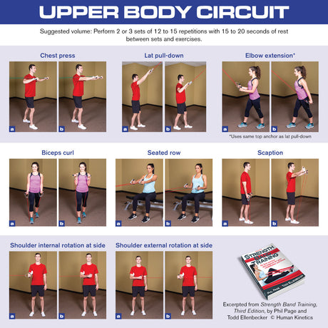 Upper Body Strength Band Circuit Workout