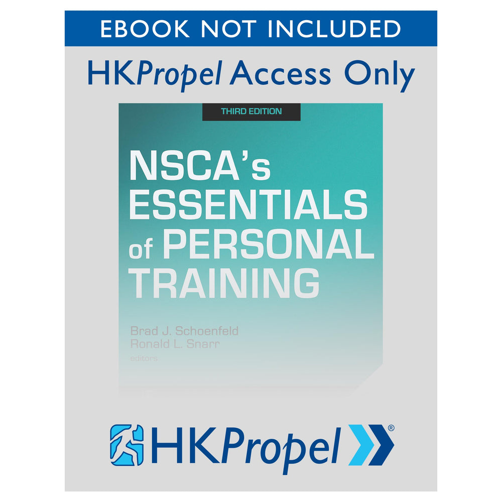 NSCA's Essentials of Personal Training 3rd Edition HKPropel Access ...